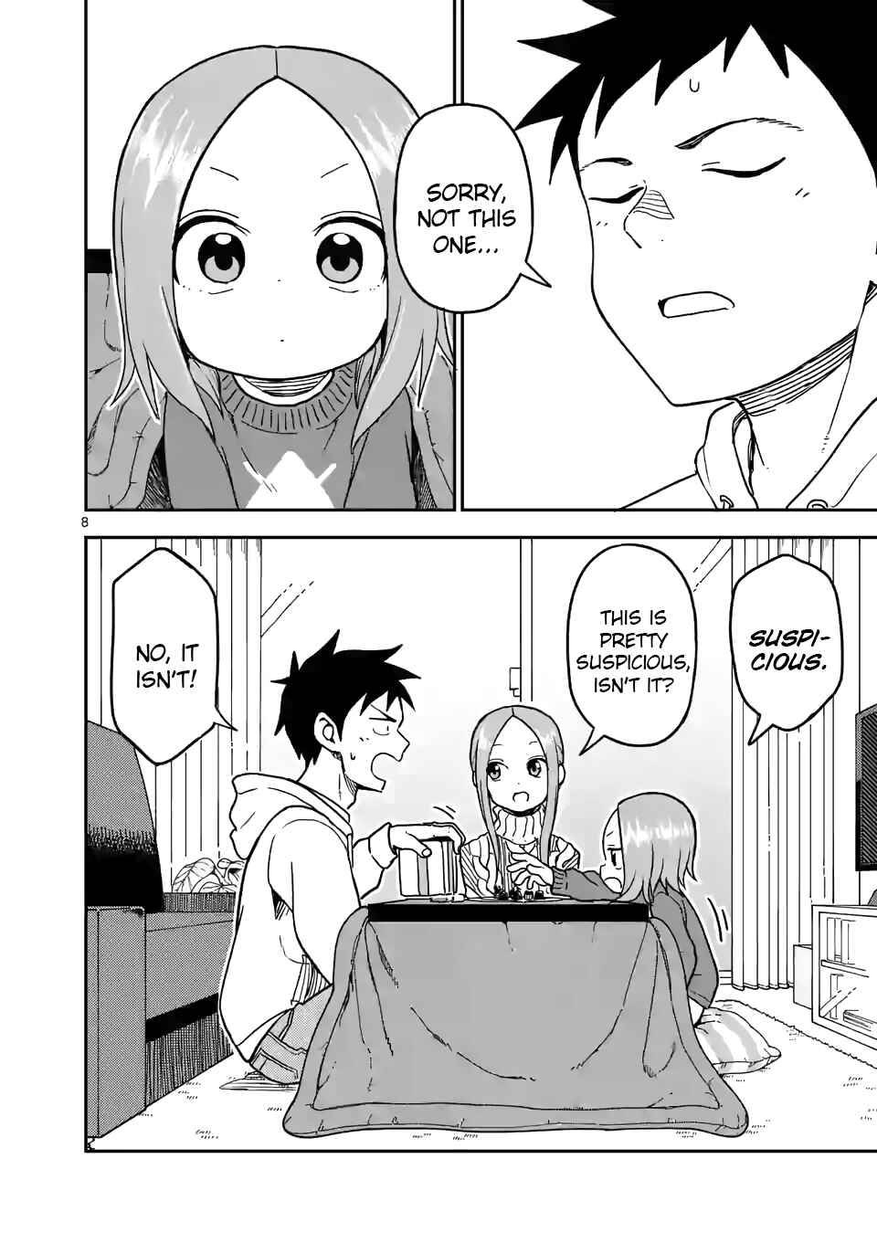 Karakai Jouzu no (Moto) Takagi-san Chapter 122 - Page 8