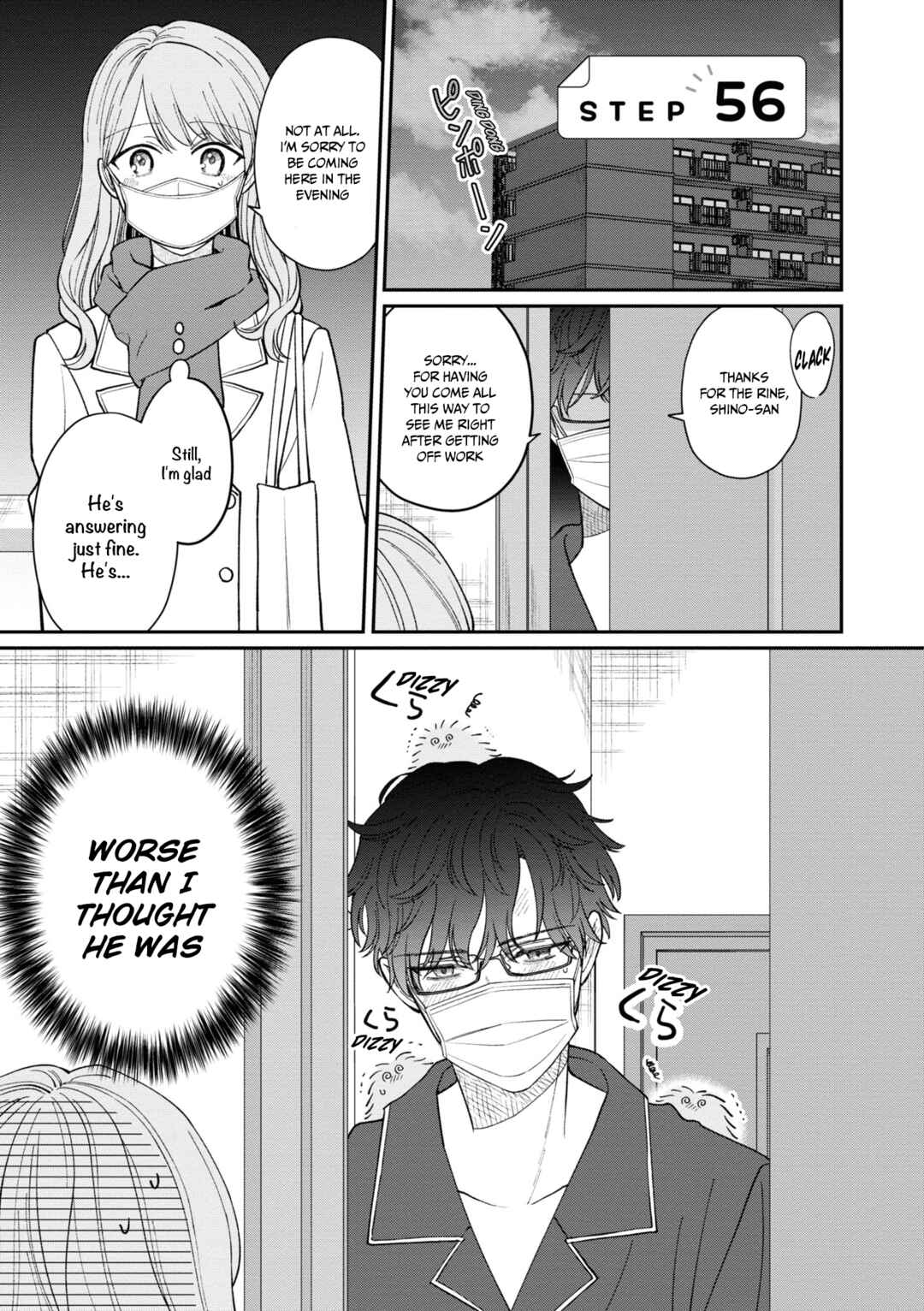 Kuuki ga "Yomeru" Shinnyuu Shain to Buaisou na Senpai Chapter 56 - Page 1