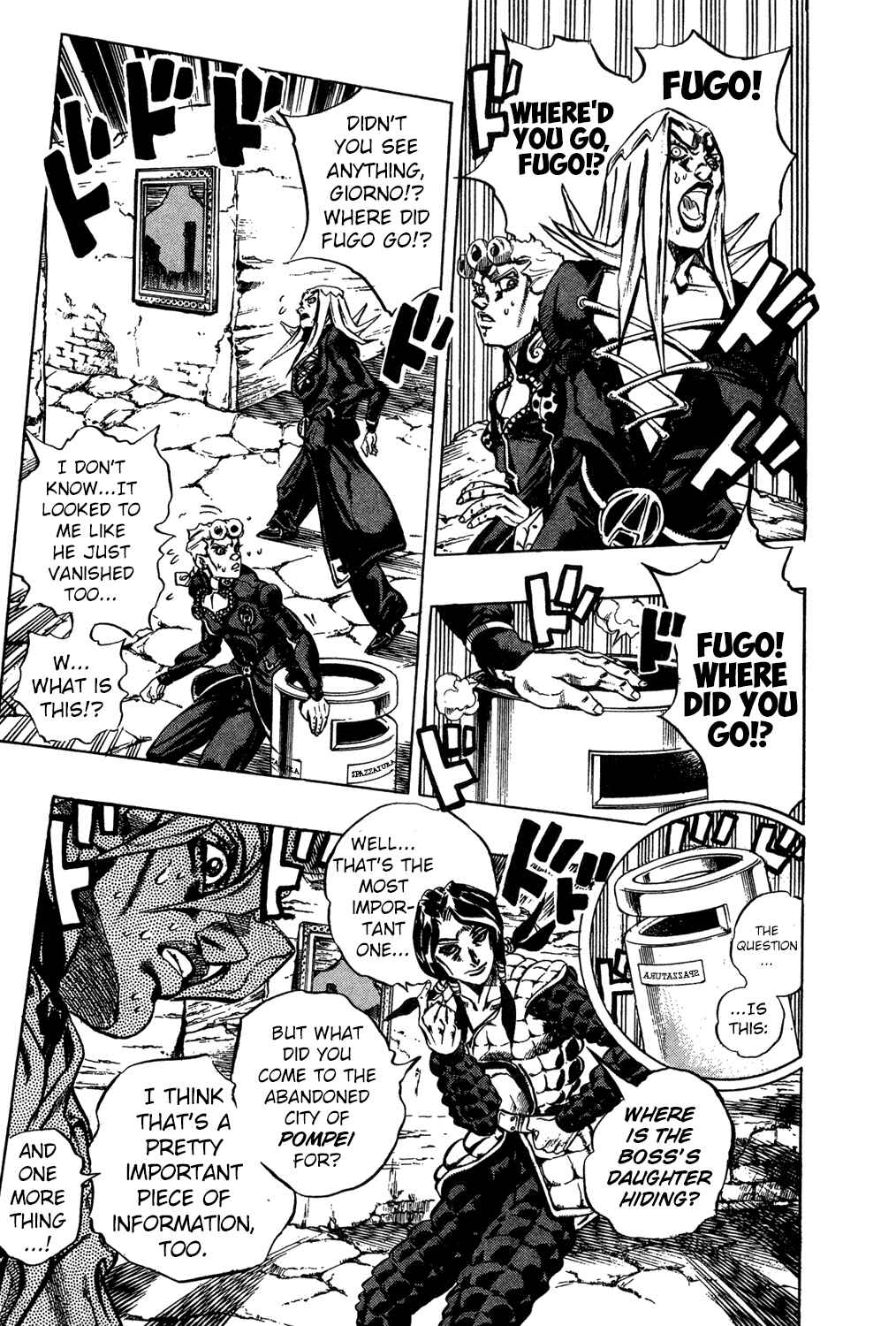 JoJo no Kimyou na Bouken: Part 5 - Ougon no Kaze Chapter 40 - Page 17