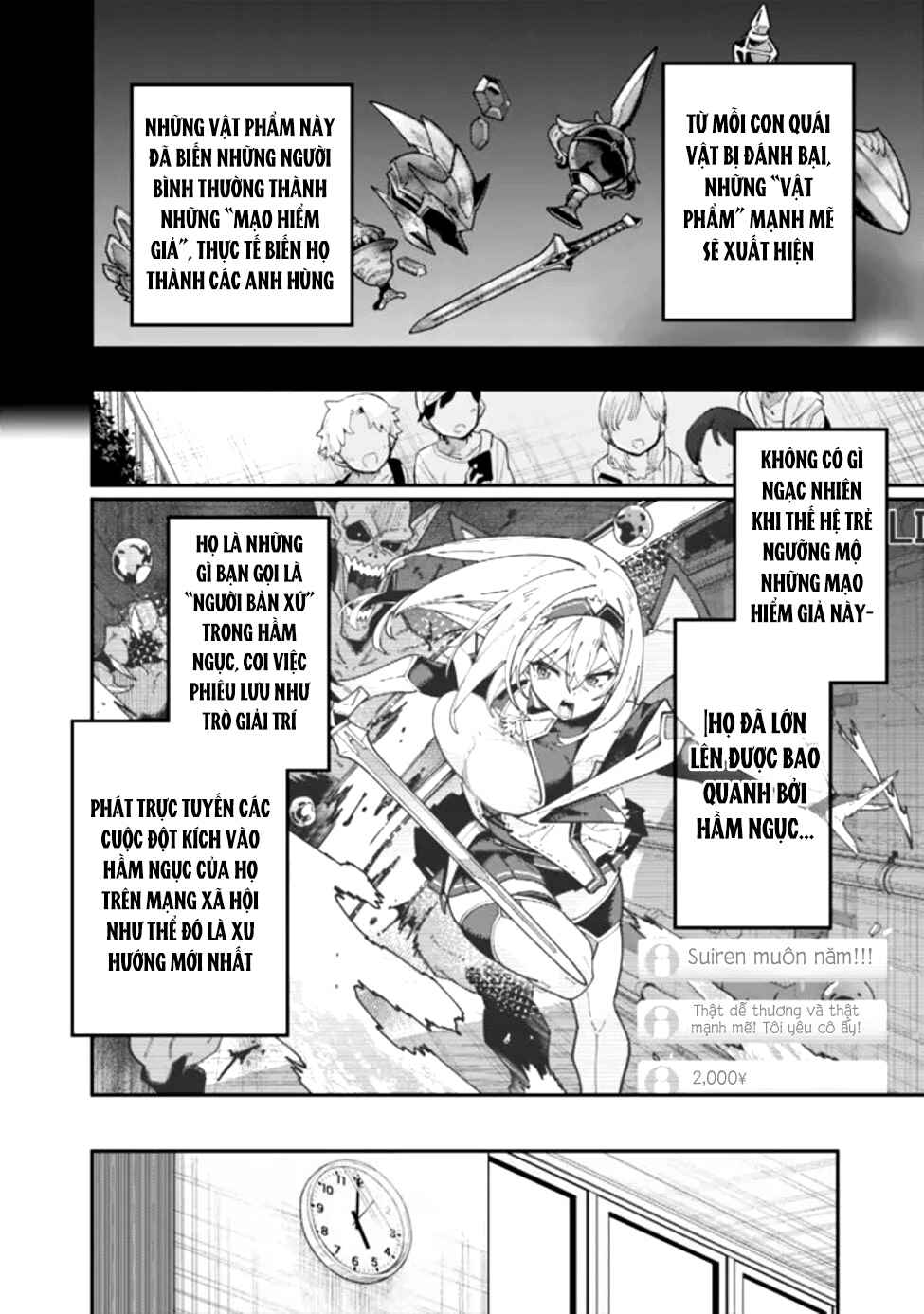 Jimi na Ojisan, Jitsu wa Eiyuu datta. ~Jikaku ga Nai Mama Musou Shitetara, Mei no Dungeon Haishin de Sarasareteta you desu~ Chapter 1 - Page 12