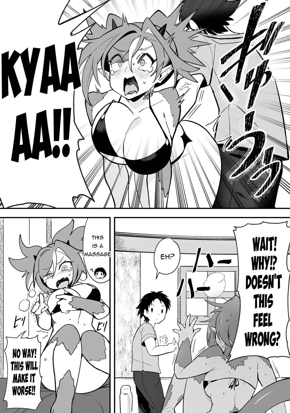 Isekai Harem Massage - Kami no Shiatsu de Nayameru Monster Musume-tachi wo Momihogusu! Chapter 1 - Page 19