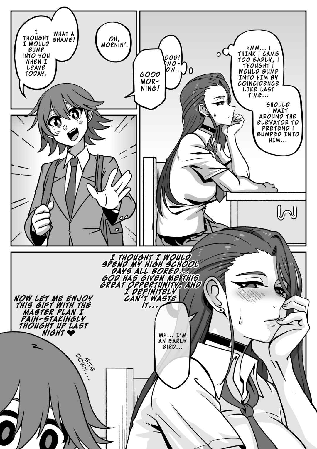 Something Naughty Would Happen If They Knew Each Other's Thoughts Chapter 5 - Page 2
