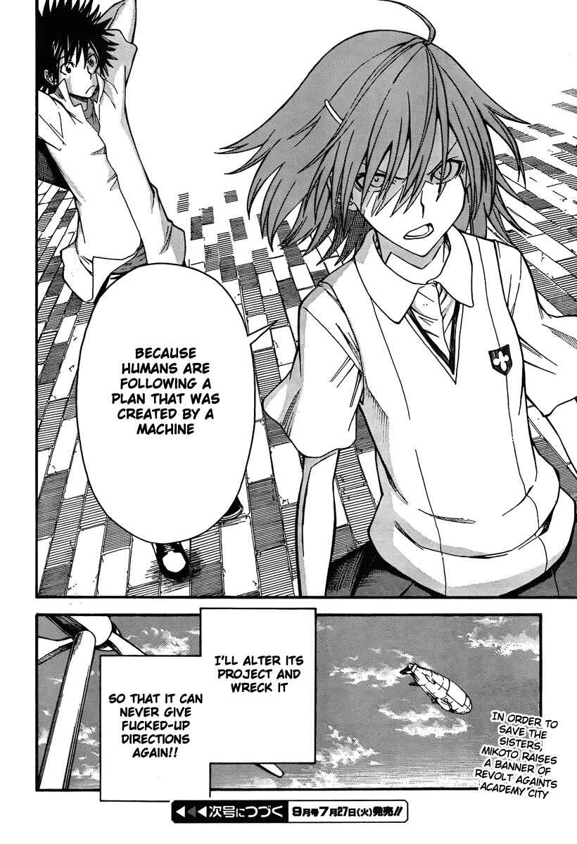 Toaru Majutsu no Index Gaiden: Toaru Kagaku no Railgun Chapter 32 - Page 27
