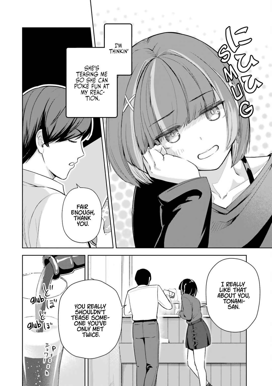 Tachinomi Izakaya de Kuudere Downer-kei Joshidaisei ga Tonari ni Kuru Hanashi Chapter 2 - Page 9