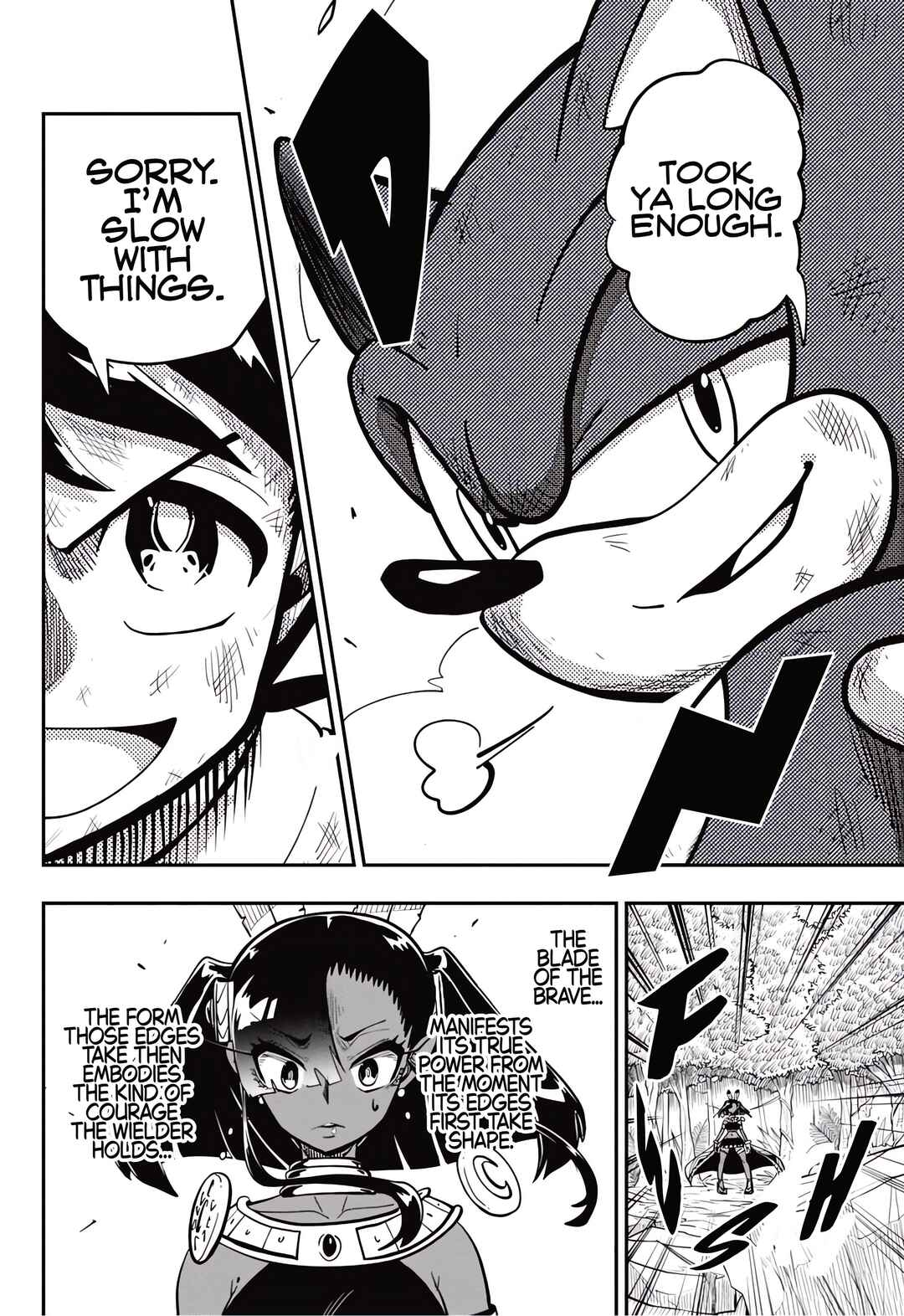 Sonic to Yuuki no Tsurugi Chapter 8 - Page 21