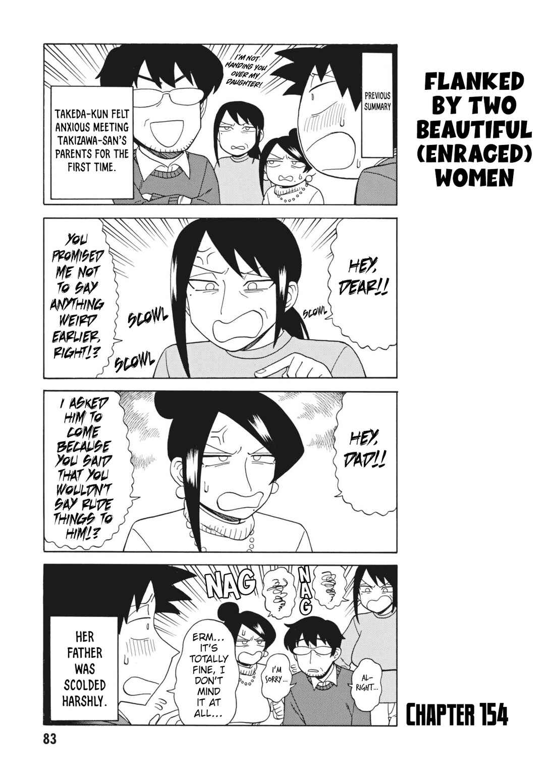 Bijin Onna Joushi Takizawa-san Chapter 154 - Page 1