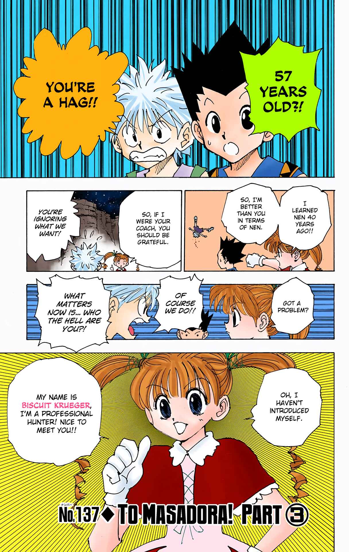 Hunter x Hunter (Official Colored) Chapter 137 - Page 1