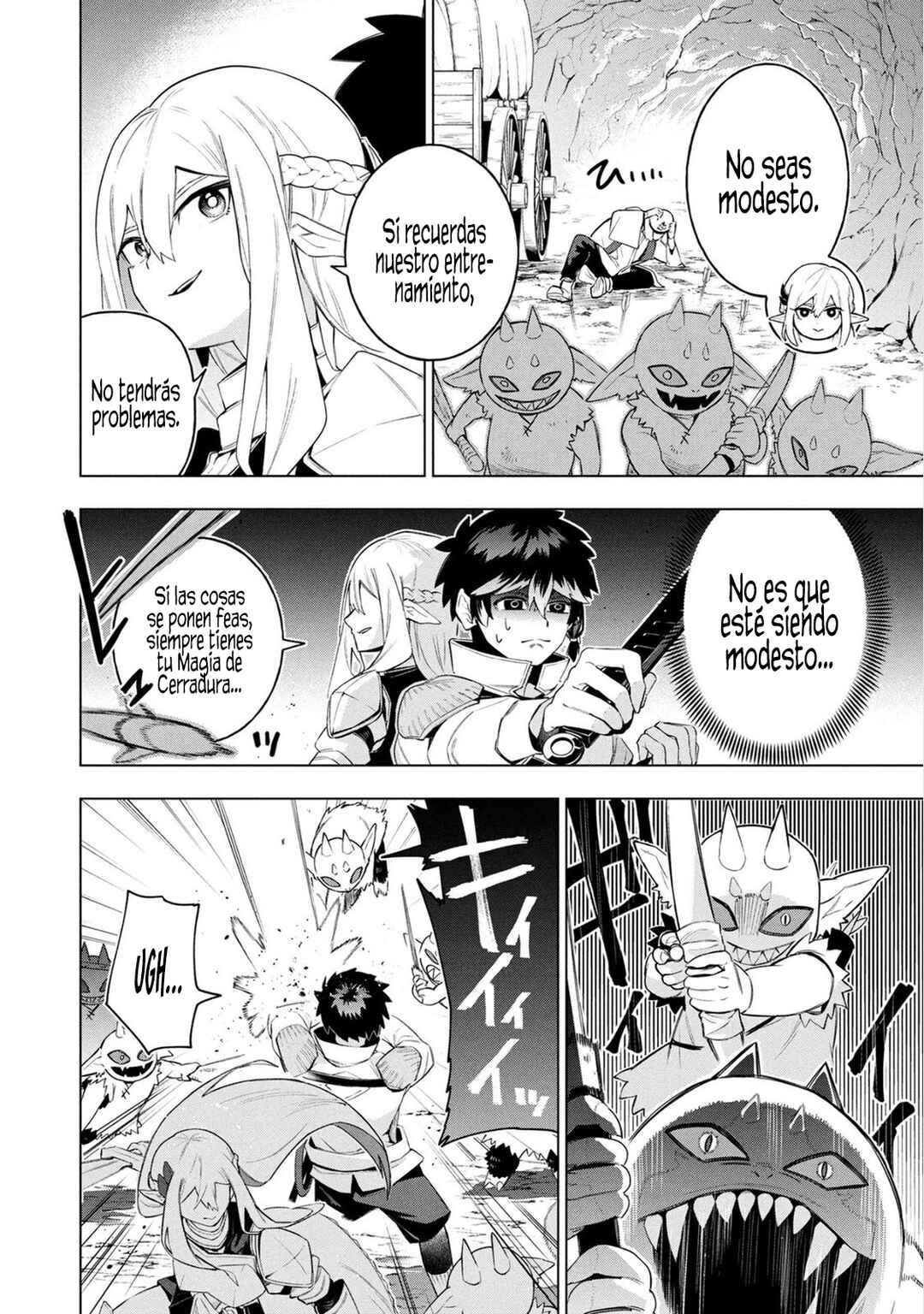 Kyuutei Kagishi, [Lock] to [Release] no Nouryoku o Kakushiteitara Tsuihou Sareru: Fuuin Shiteita Maou ga Abaredashita mitai dakedo, S-Rank Boukensha to Dungeon Seiha Suru node Mou Osoi desu Chapter 7 - Page 4