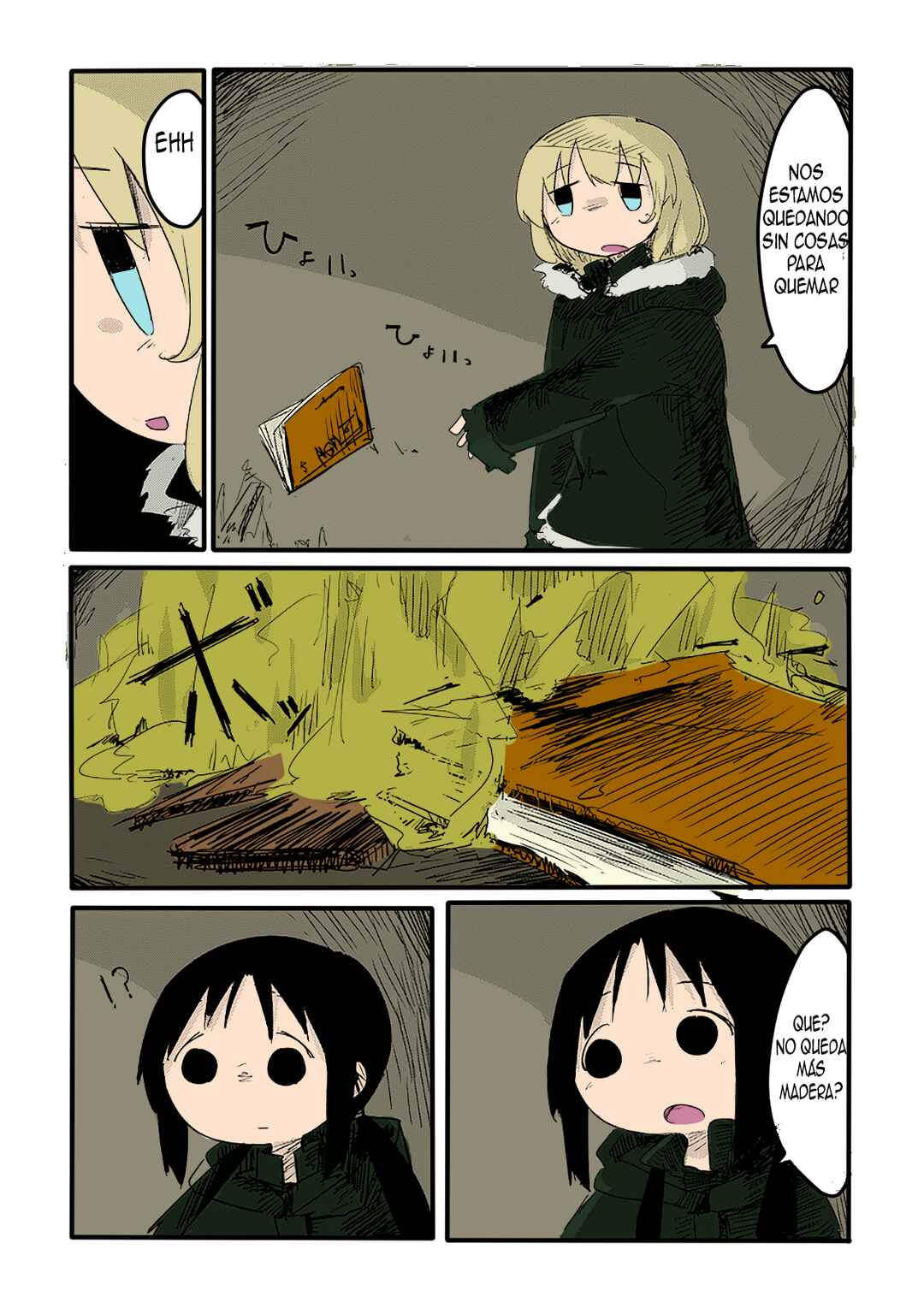 Shoujo Shuumatsu Ryokou (Fan Colored) Chapter 3 - Page 8