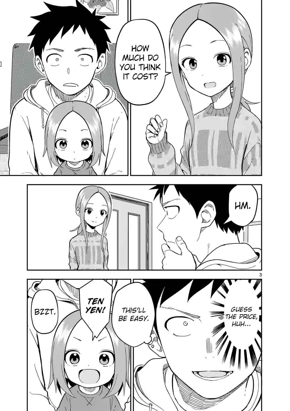 Karakai Jouzu no (Moto) Takagi-san Chapter 208 - Page 3