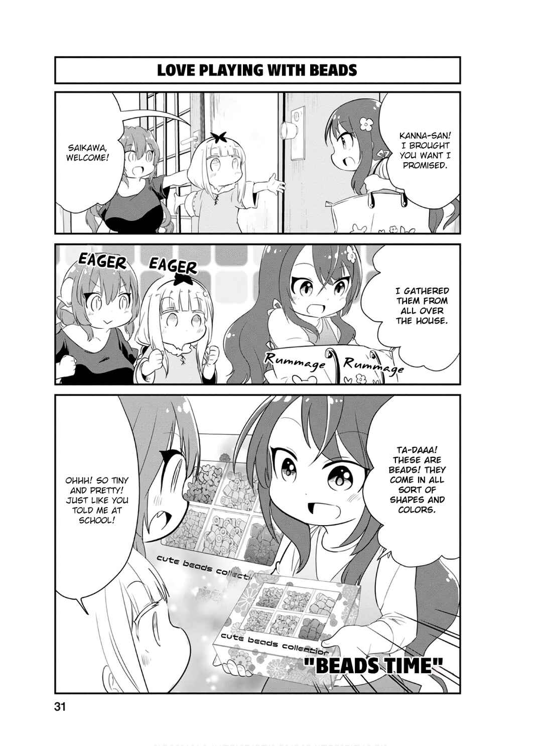 Kobayashi-san Chi no Maid Dragon - Kanna no Nichijou Chapter 73 - Page 1