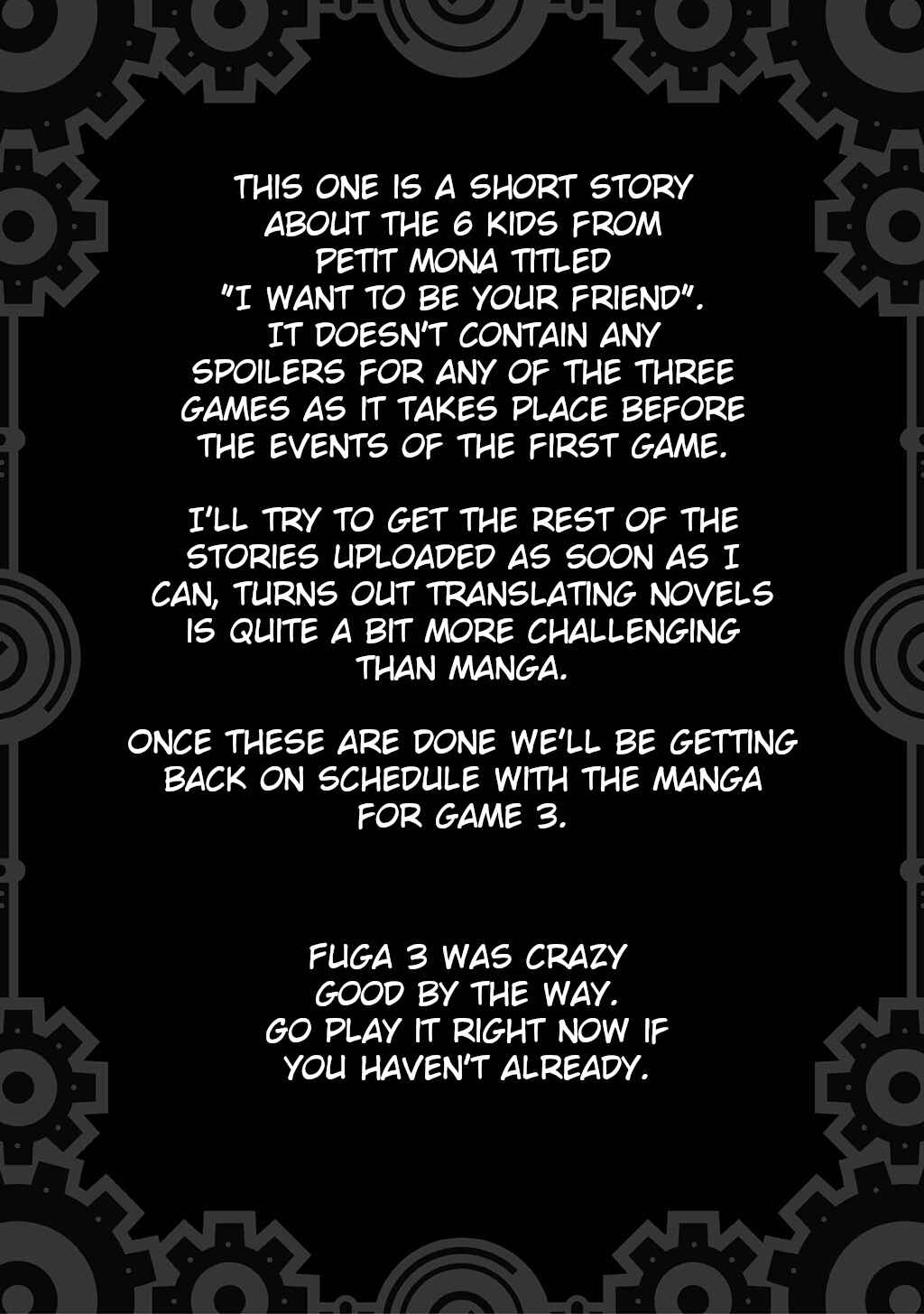 FUGA: Melodies of Steel Chapter I Want to be Your Friend - Page 3
