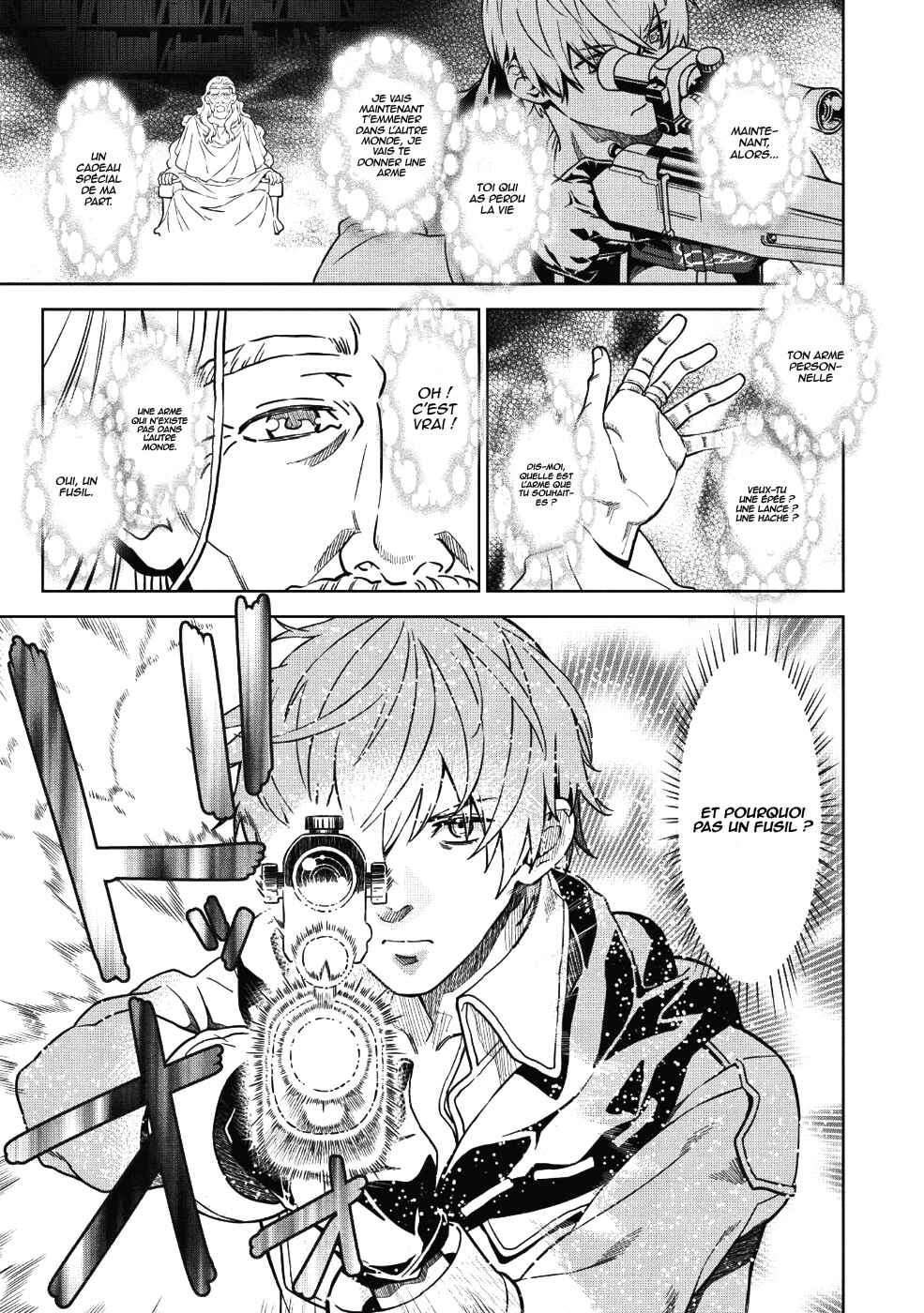 Magan to Dangan wo Tsukatte Isekai wo Buchinuku! Chapter 1 - Page 8