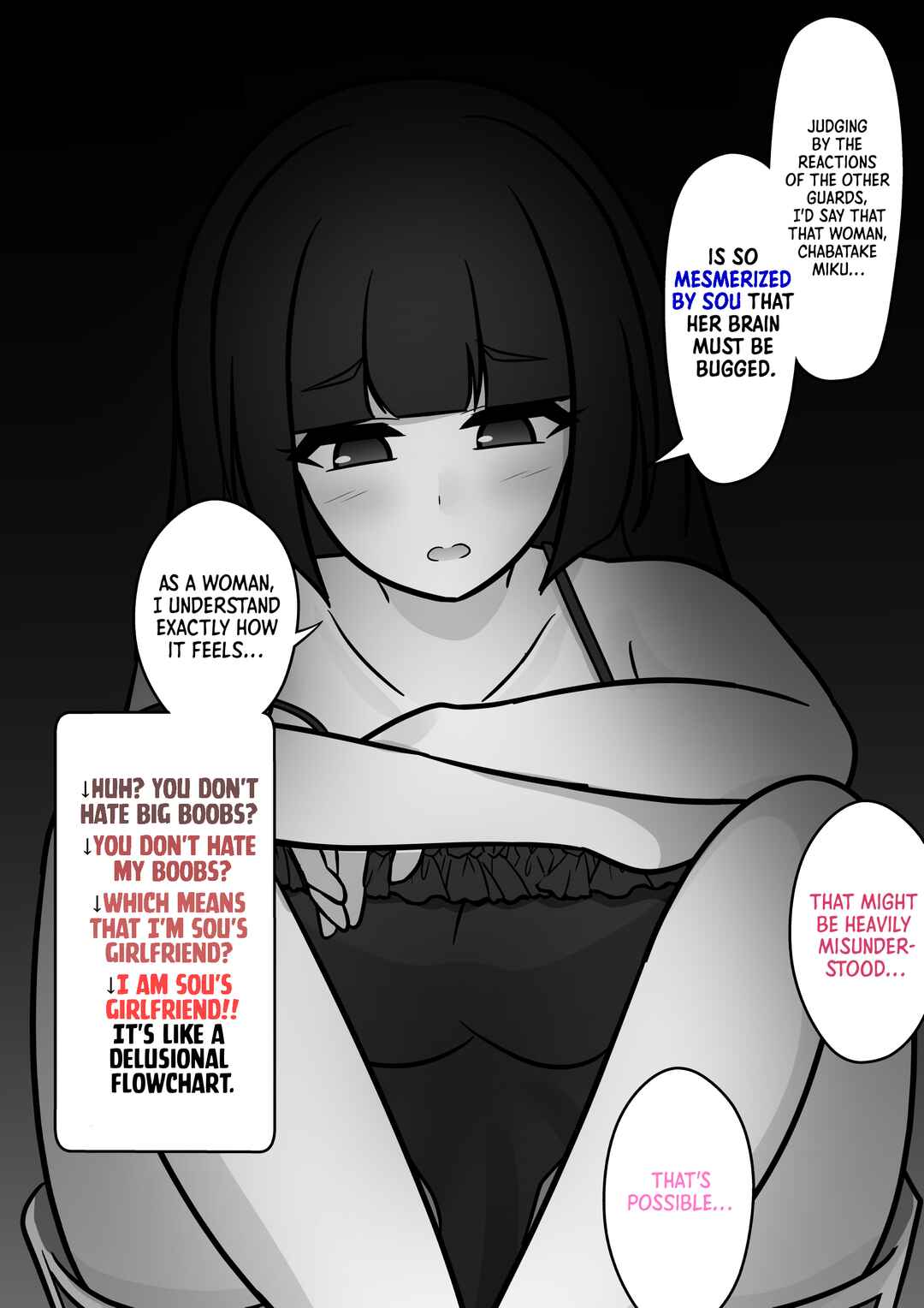 Danjo-hi 1:39 no Heikou Sekai wa Omoi no Hoka Futsuu Chapter 132 - Page 4