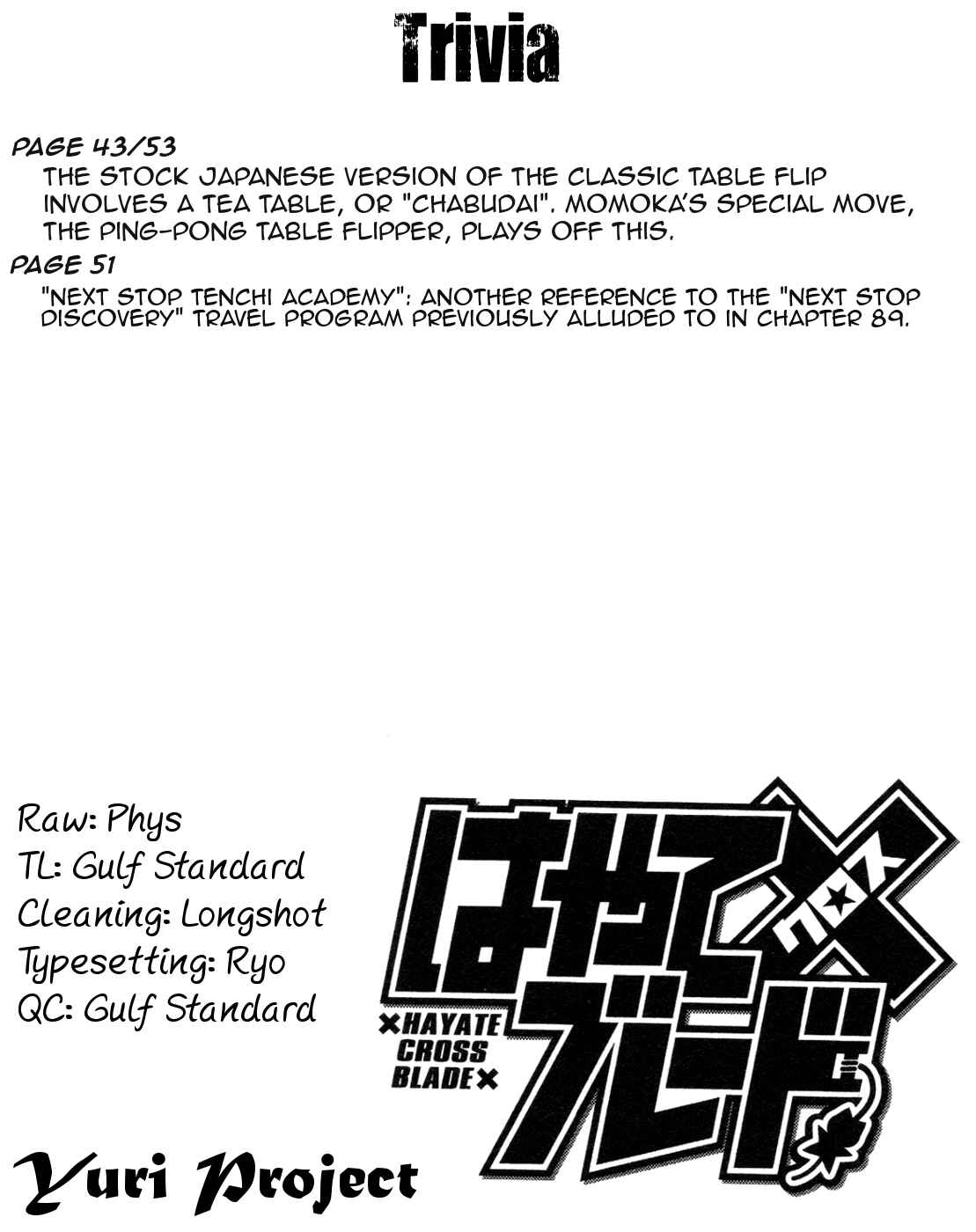 Hayate x Blade Chapter 103 - Page 20