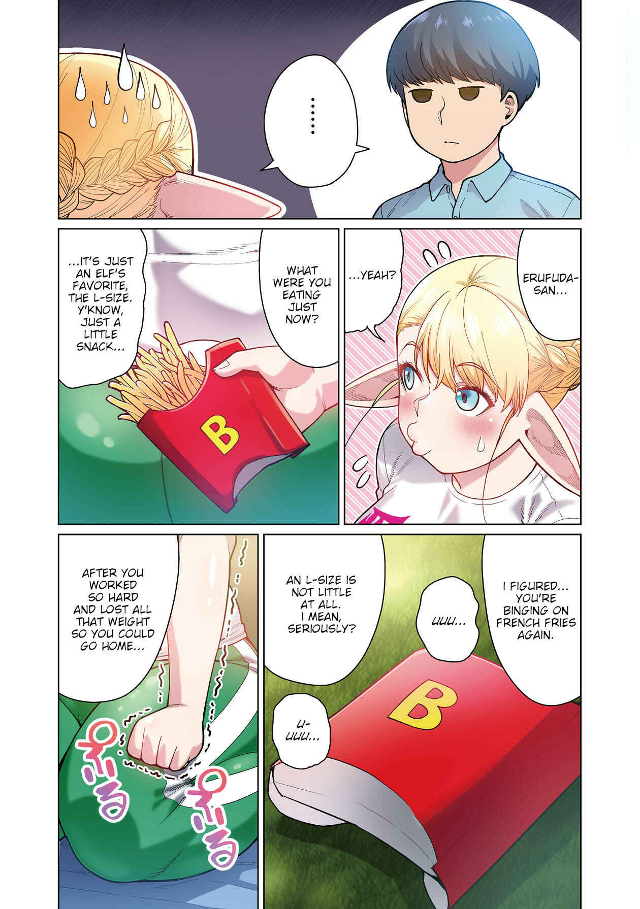 Shin Elf-san wa Yaserarenai. (Official Colored) Chapter 1 - Page 13