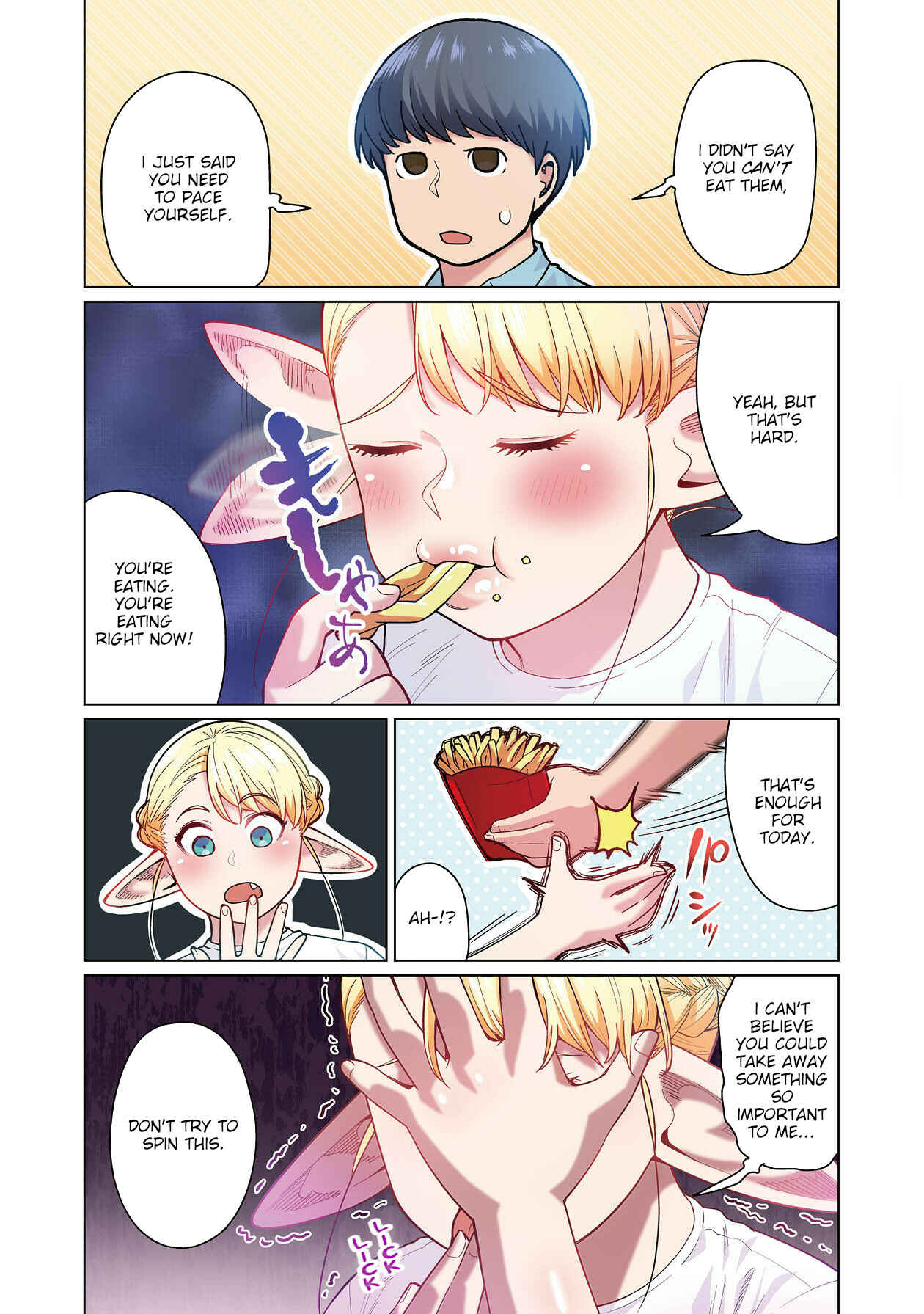 Shin Elf-san wa Yaserarenai. (Official Colored) Chapter 1 - Page 15