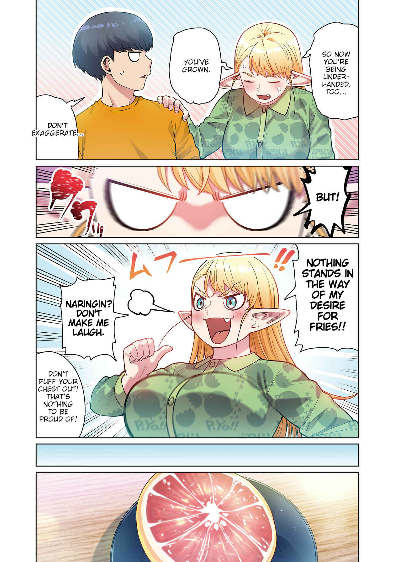 Shin Elf-san wa Yaserarenai. (Official Colored) Chapter 1 - Page 24