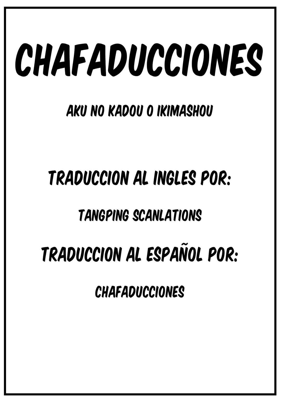 Aku no Kadou o Ikimashou Chapter 6 - Page 41