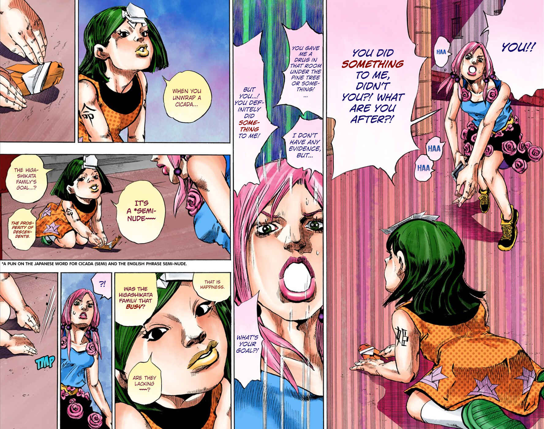 JoJo no Kimyou na Bouken: Part 8 - JoJolion Color-ban Chapter 24 - Page 42