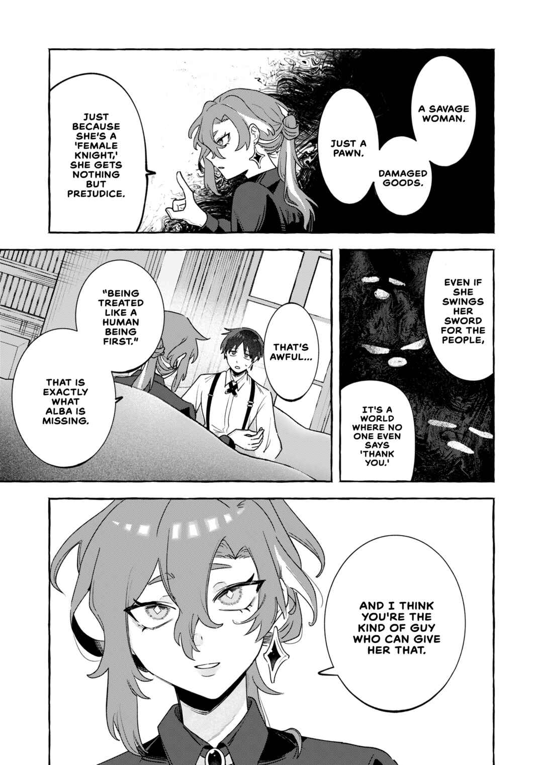 Tatakai shika Shiranai Onna Kishi o Amayakashi Tsuzuketa Chapter 4 - Page 13