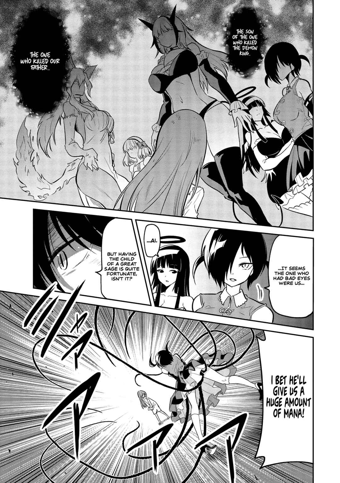 Maou no Musume-tachi to Maguwaeba Tsuyoku Narerutte Hontou Desuka? Chapter 1 - Page 38