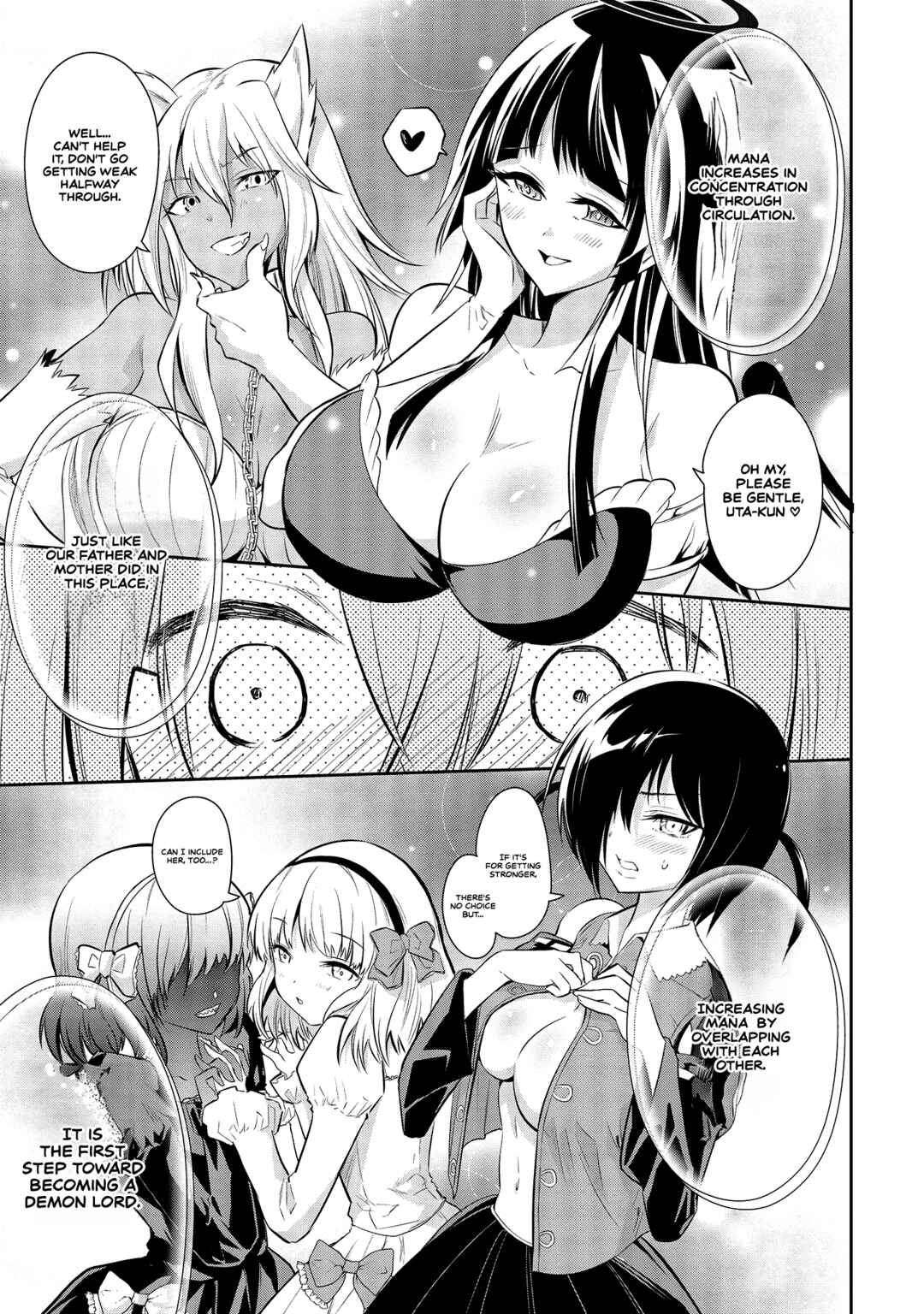 Maou no Musume-tachi to Maguwaeba Tsuyoku Narerutte Hontou Desuka? Chapter 1 - Page 54