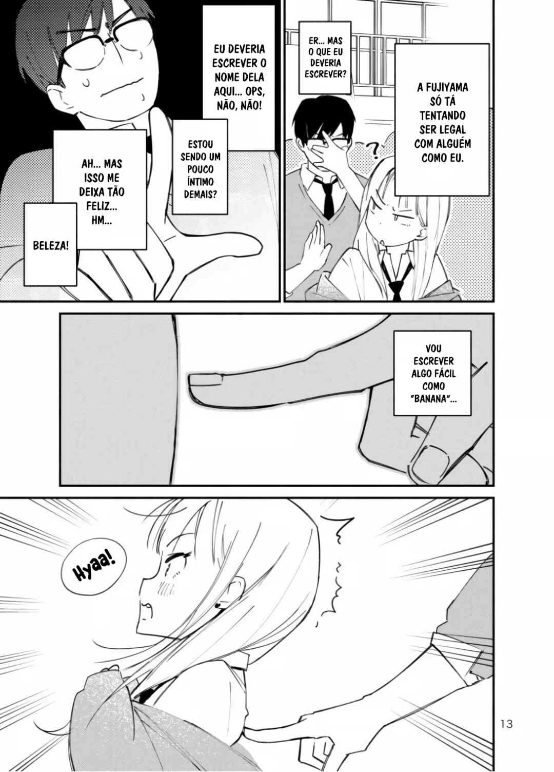 A Story About A Gyaru Behind His Seat Who Keeps Touching His Back Chapter ? - Page 14