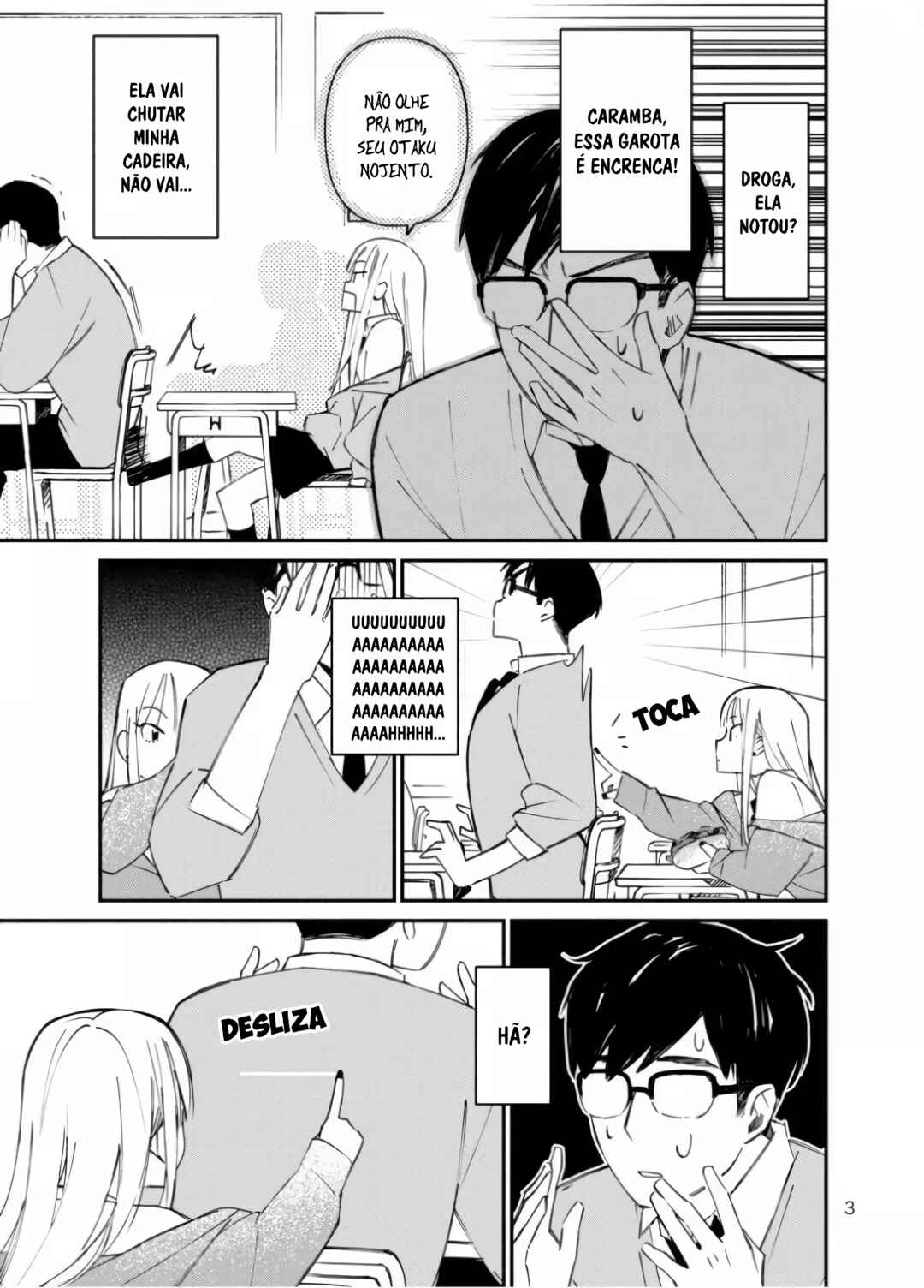 A Story About A Gyaru Behind His Seat Who Keeps Touching His Back Chapter ? - Page 4