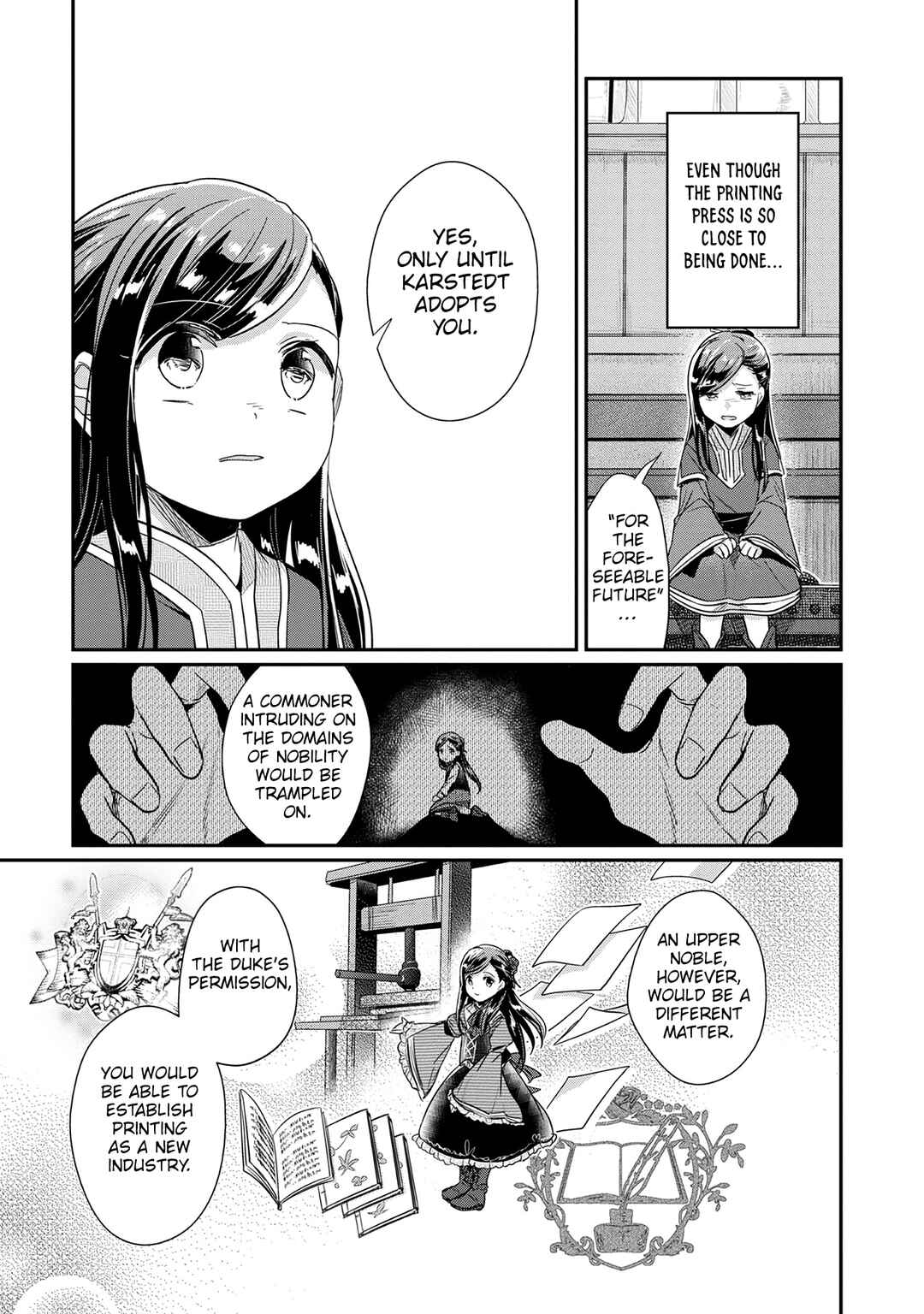 Honzuki no Gekokujou: Shisho ni Naru tame ni wa Shudan o Erandeiraremasen—Dai-2 Bu: Hon no Tamenara Miko ni Naru! Chapter 50 - Page 22