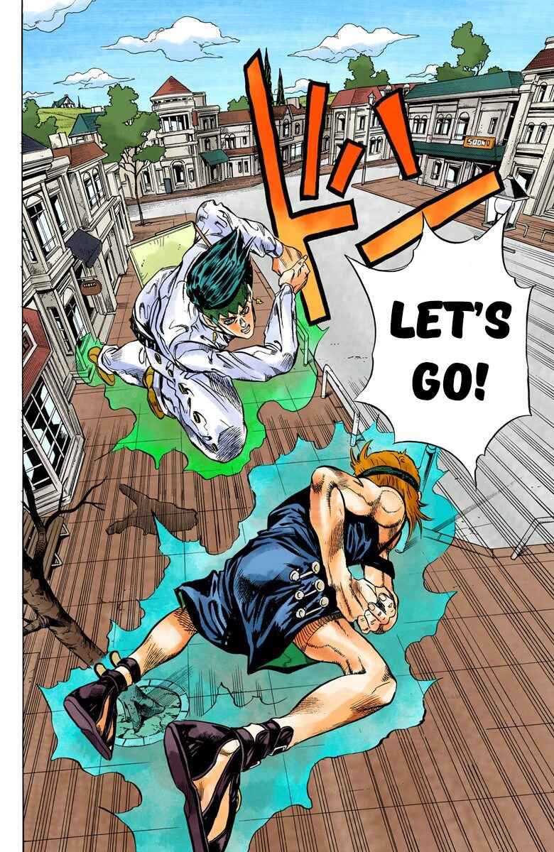 JoJo no Kimyou na Bouken: Part 4 - Diamond wa Kudakenai Color-ban Chapter 109 - Page 14