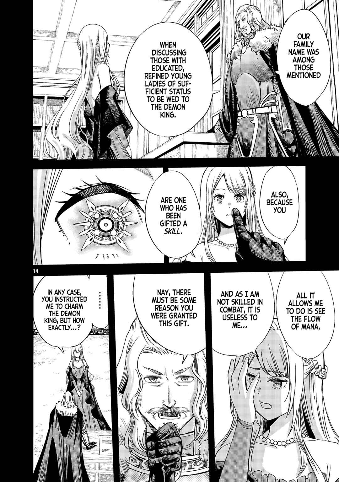 Koushaku Reijou no Rouraku Mission ~Maou to no Seiryaku Kekkon ga, Jinrui Saigo no Kirifuda desu!... tte, Maou ga Onnanoko no Baai wa Dou Sureba Ii no desu ka!?~ Chapter 1 - Page 14