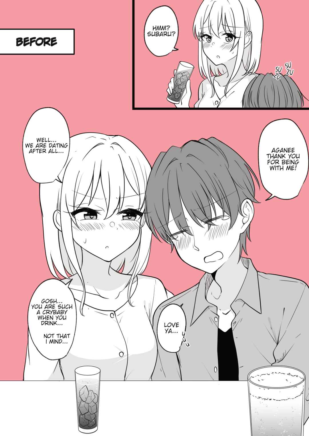 Aru Hi Kareshi ga Onnanoko ni Natteshimata Couple no Nichijou Chapter 36 - Page 1
