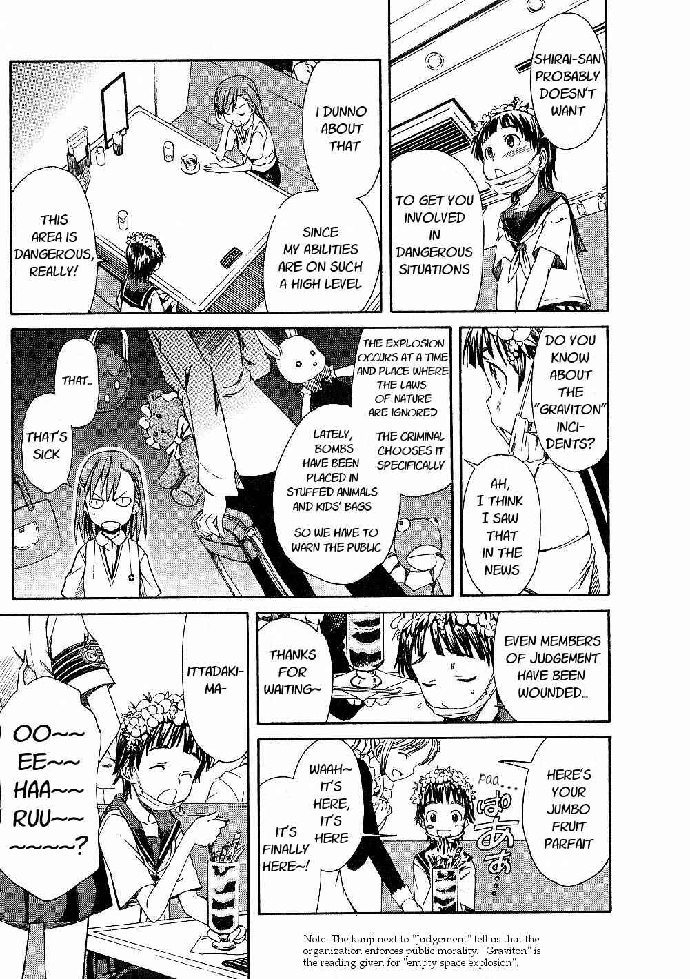 Toaru Majutsu no Index Gaiden: Toaru Kagaku no Railgun Chapter 2 - Page 3