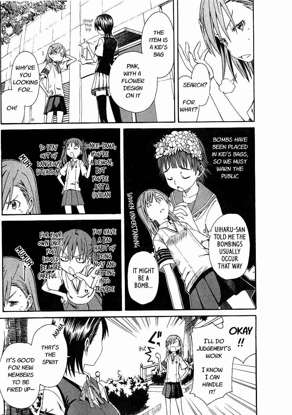 Toaru Majutsu no Index Gaiden: Toaru Kagaku no Railgun Chapter 2 - Page 7