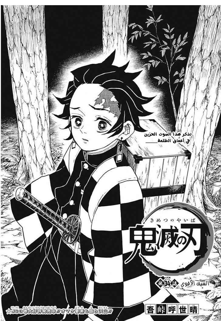 Demon Slayer: Kimetsu no Yaiba Chapter 34 - Page 1