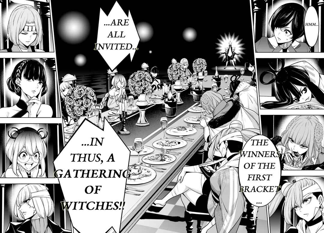 Majo Taisen - 32-nin no Isai no Majo wa Koroshiau Chapter 43 - Page 14