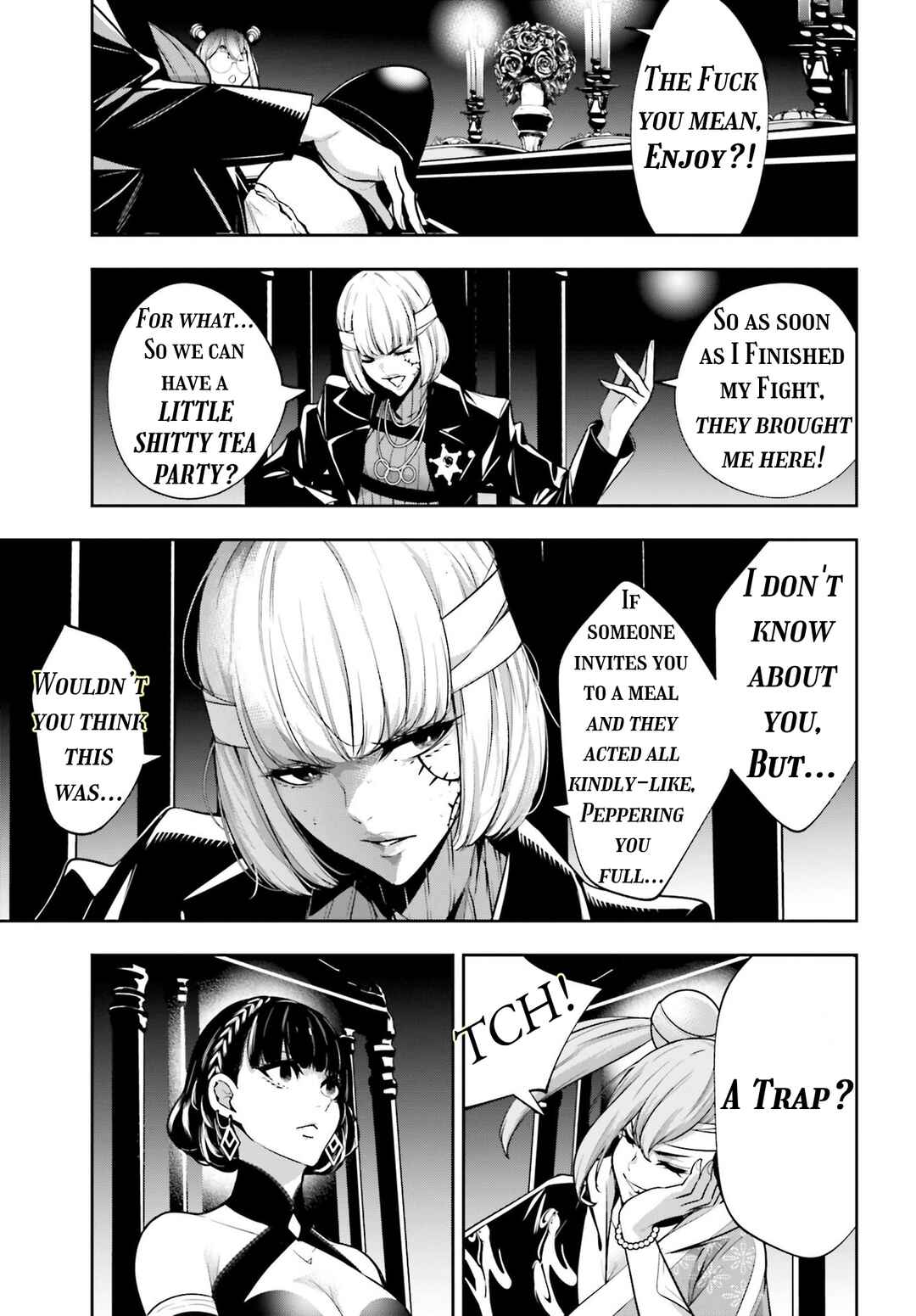 Majo Taisen - 32-nin no Isai no Majo wa Koroshiau Chapter 43 - Page 16
