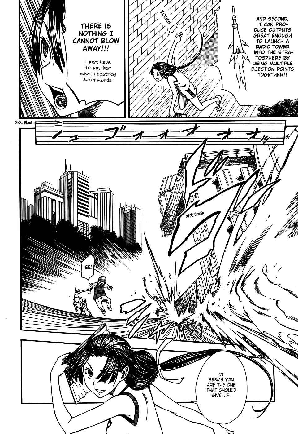 Toaru Majutsu no Index Gaiden: Toaru Kagaku no Railgun Chapter 50 - Page 22