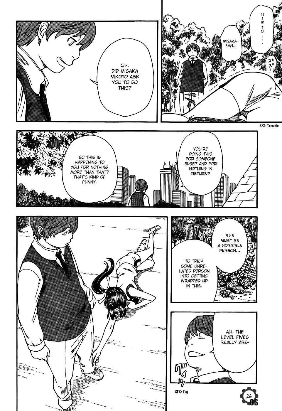 Toaru Majutsu no Index Gaiden: Toaru Kagaku no Railgun Chapter 50 - Page 26