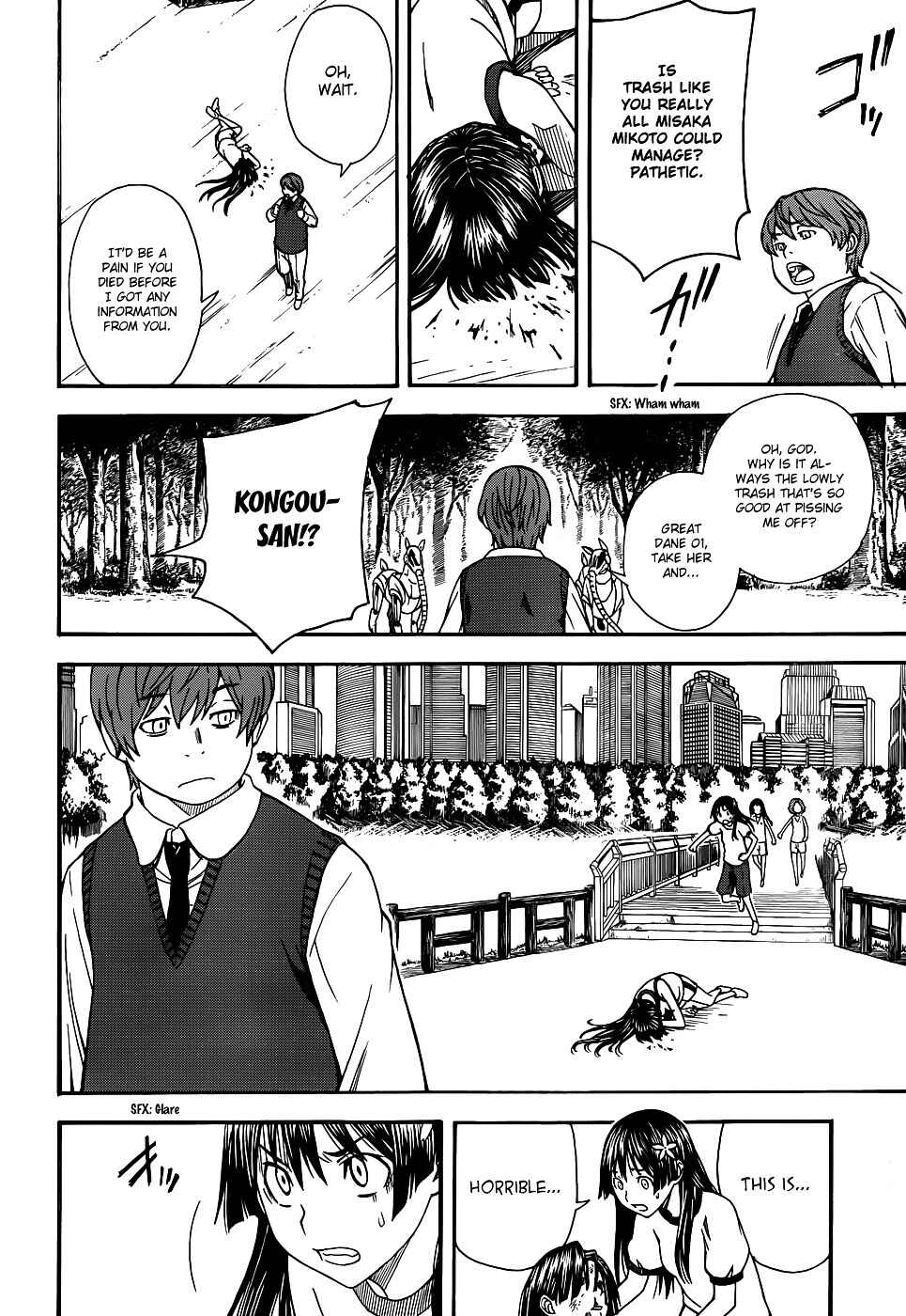 Toaru Majutsu no Index Gaiden: Toaru Kagaku no Railgun Chapter 50 - Page 28