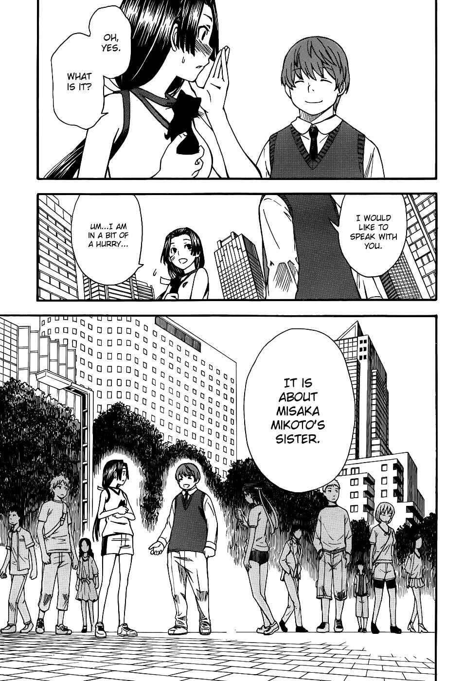 Toaru Majutsu no Index Gaiden: Toaru Kagaku no Railgun Chapter 50 - Page 9
