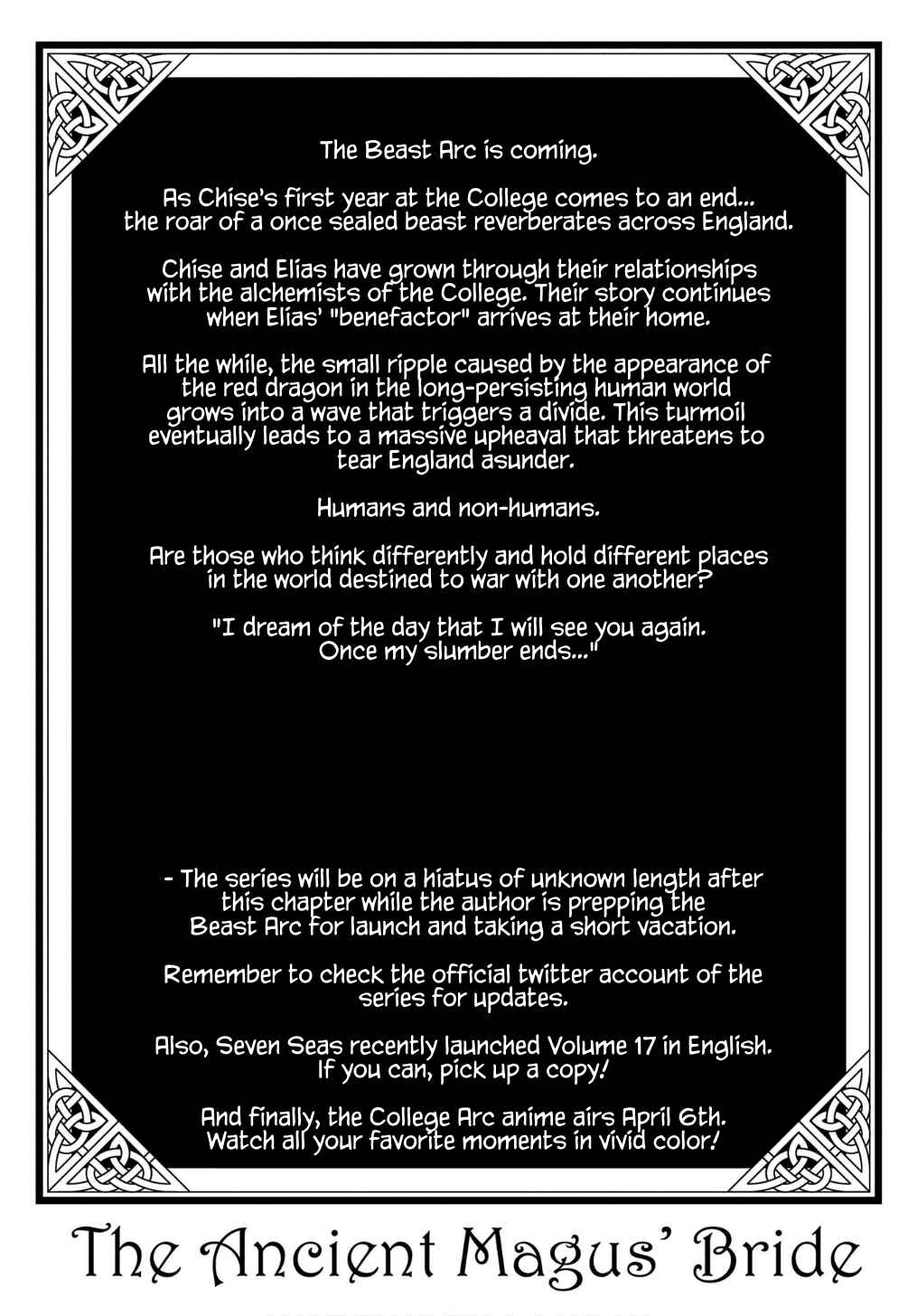 The Ancient Magus' Bride Chapter 95 - Page 38