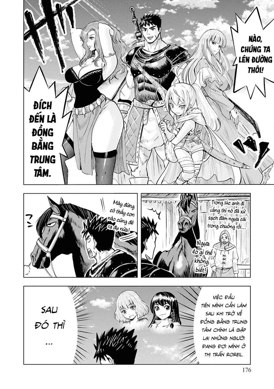 Oukoku e Tsuzuku Michi - Dorei Kenshi no Nariagari Harem Life Chapter 22 - Page 28