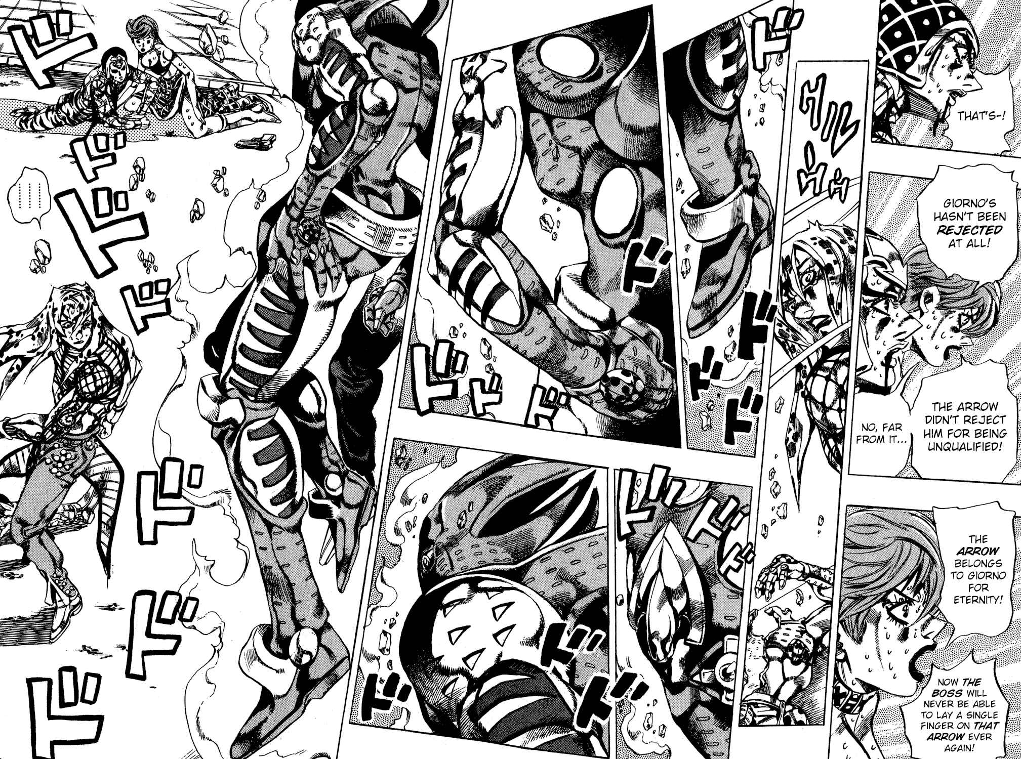 JoJo no Kimyou na Bouken: Part 5 - Ougon no Kaze Chapter 147 - Page 6