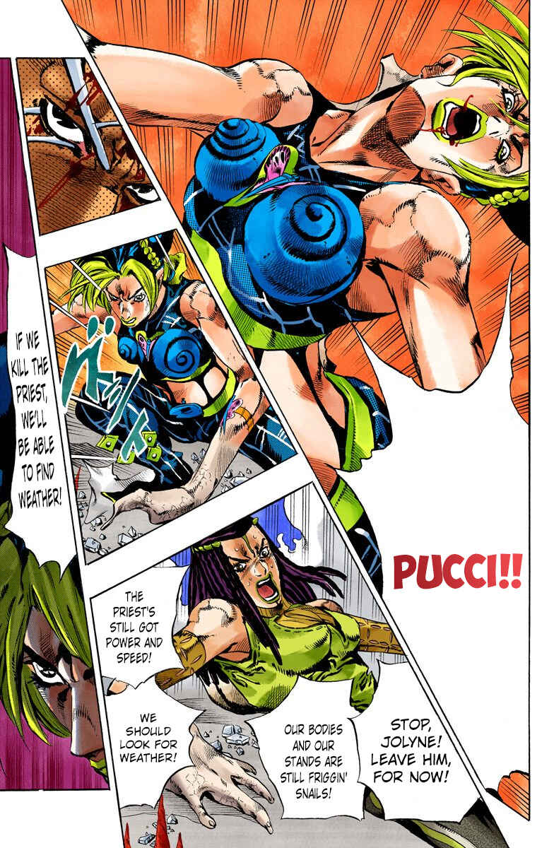 JoJo no Kimyou na Bouken: Part 6 - Stone Ocean Color-ban Chapter 137 - Page 5