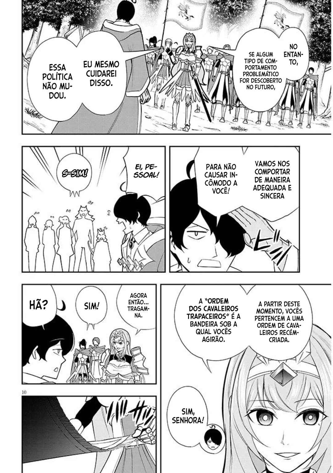 Eiyuu Onna Kishi ni Yuunou to Bareta Ore no Bijin Harem Kishidan - Gaikaku Hikume no Kijutsu Kishidan Chapter 14 - Page 10
