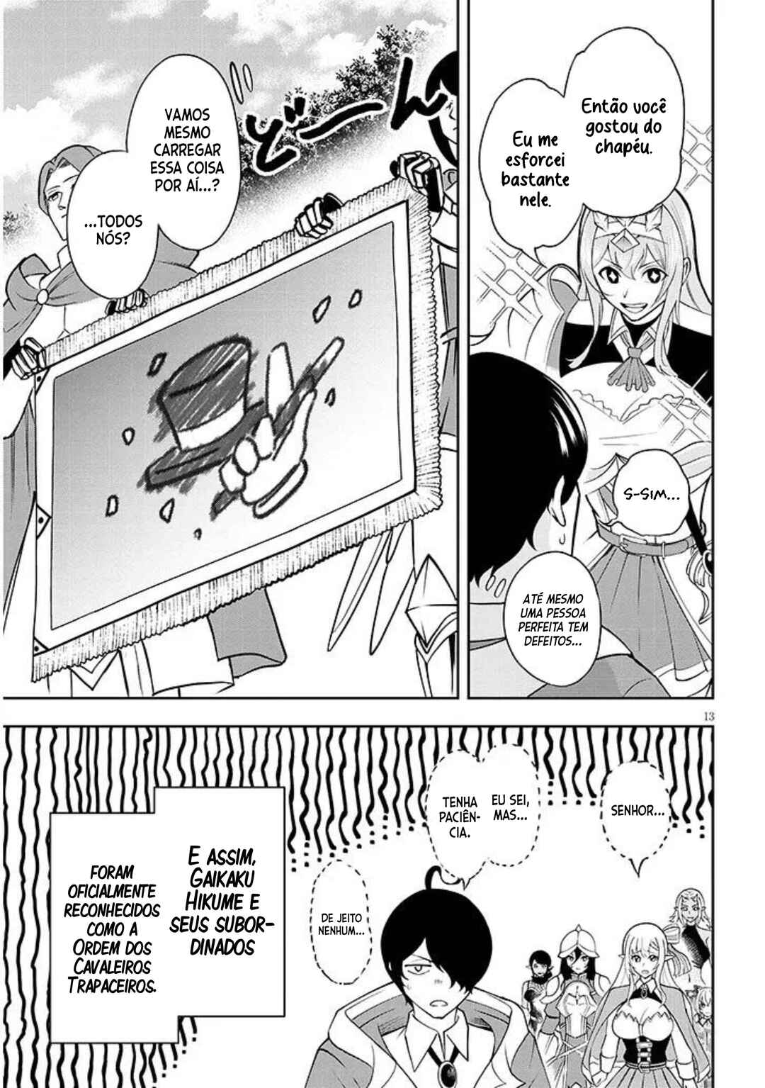 Eiyuu Onna Kishi ni Yuunou to Bareta Ore no Bijin Harem Kishidan - Gaikaku Hikume no Kijutsu Kishidan Chapter 14 - Page 13
