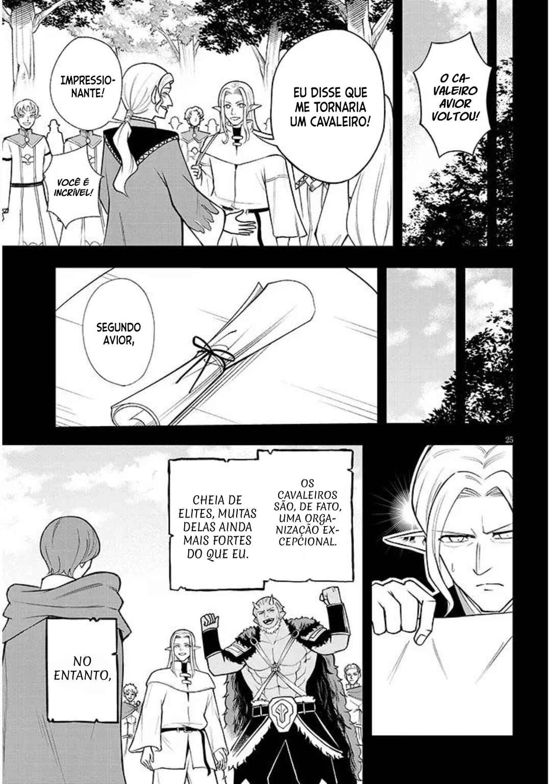 Eiyuu Onna Kishi ni Yuunou to Bareta Ore no Bijin Harem Kishidan - Gaikaku Hikume no Kijutsu Kishidan Chapter 14 - Page 25