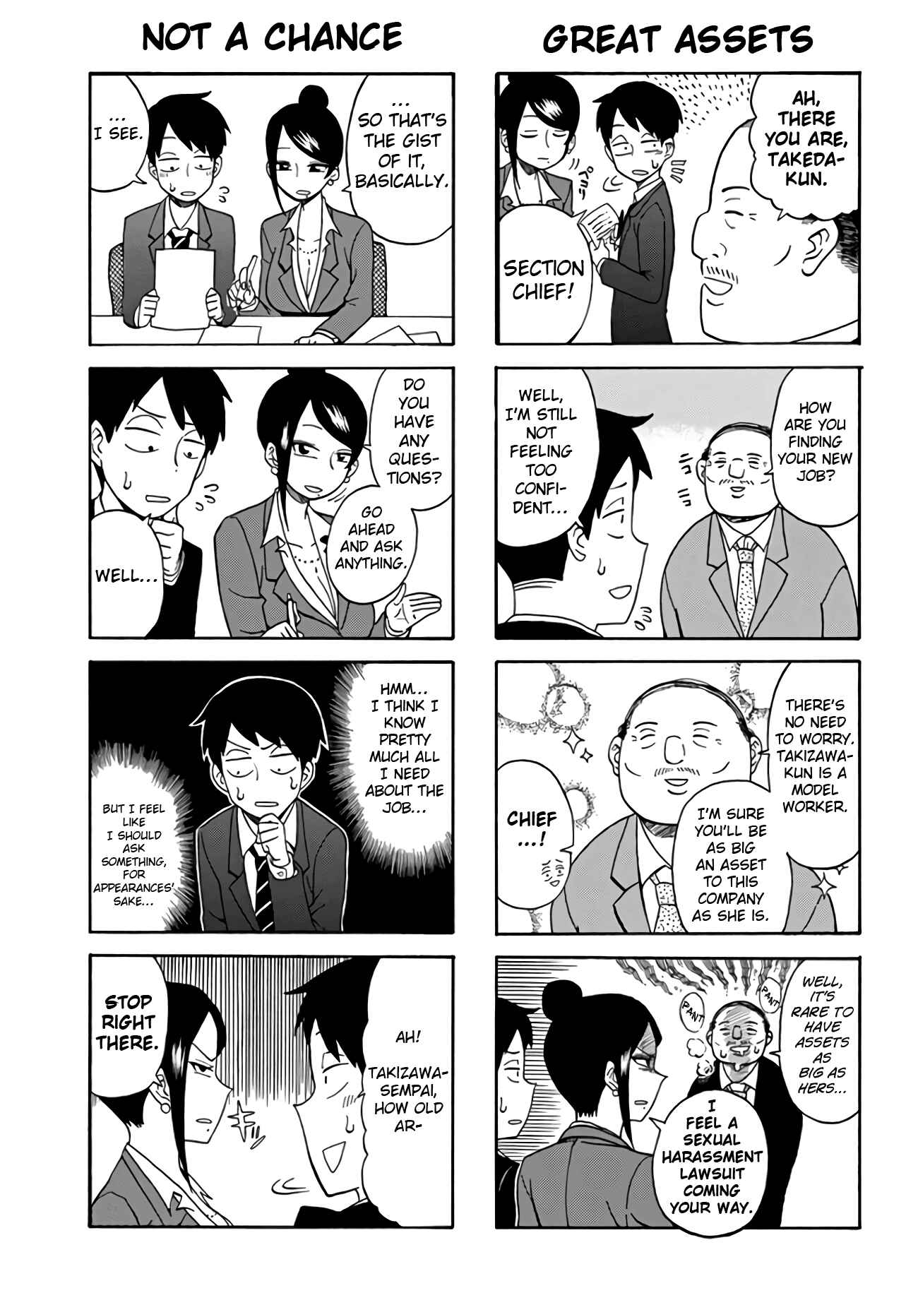 Bijin Onna Joushi Takizawa-san Chapter 1 - Page 3